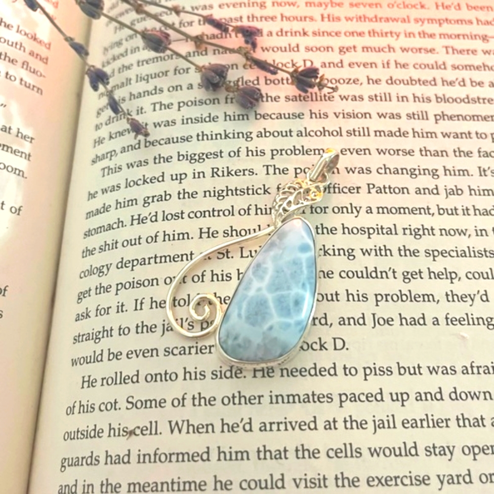 Larimar pendant